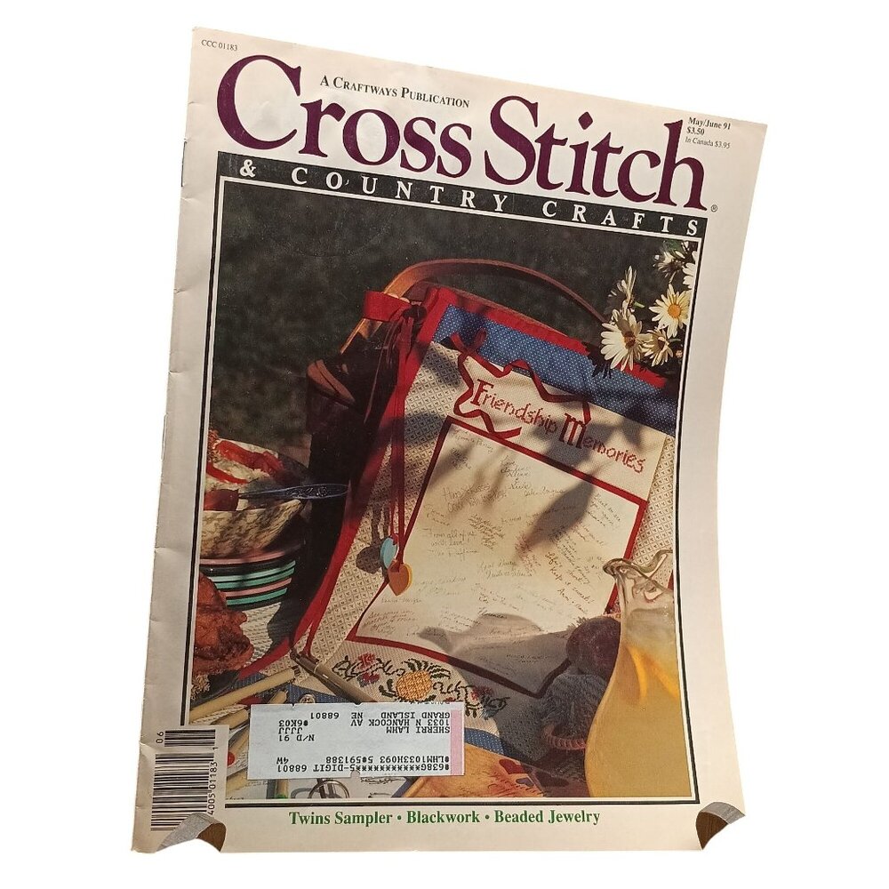 Vintage May/June 1991 Cross Stitch & Country Crafts Magazine